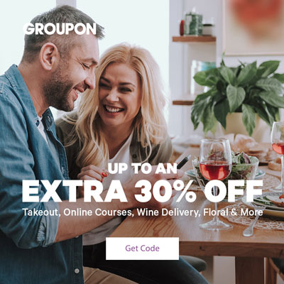 groupon save 30 code