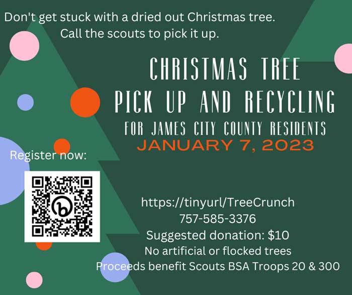 scouts tree pickup williamsburg